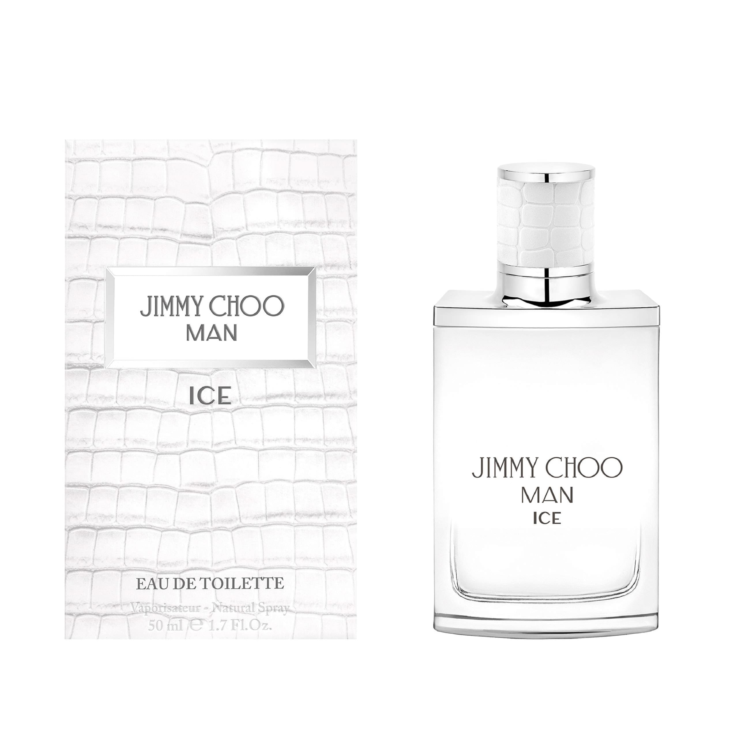 Jimmy Choo Man Ice Eau de Toilette for Men - Fresh Citrus & Woody Fragrance | Long-Lasting Cologne | Perfect for Date Night & Special Occasions