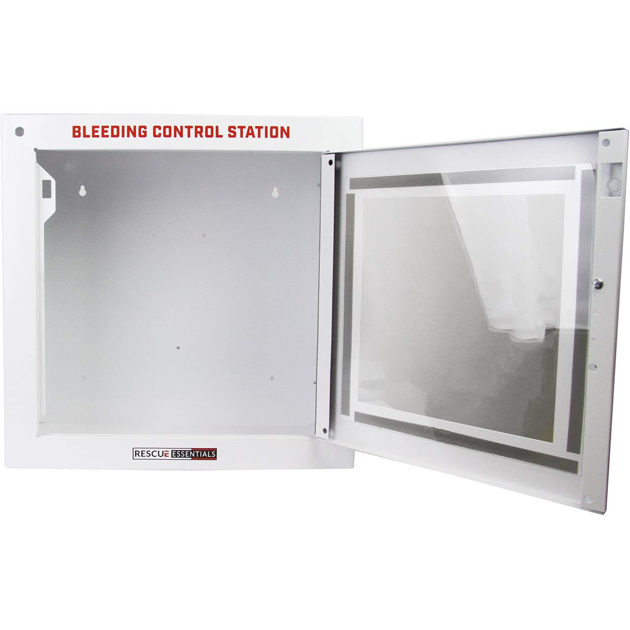 Rescue Essentials Bleeding Control Cabinet - First Aid Trauma Kit for Emergency & Disaster Preparedness - Perfect for Hospitals, Schools, and Workplace Safety