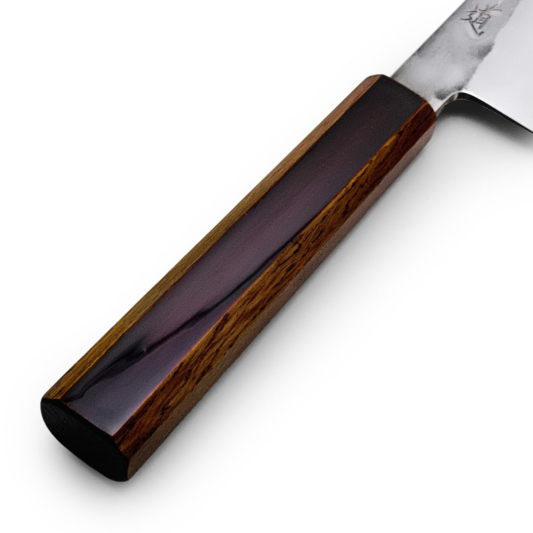Premium Hado Kirisame White #1 Gyuto Japanese Chef Knife 210mm (8.2 Inch) with Urushi Oak Handle - Perfect for Sushi, Sashimi & Precision Cutting