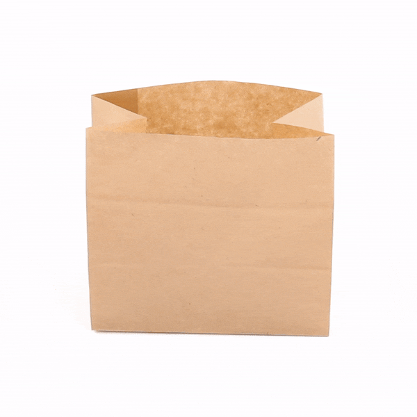 Eco-Friendly Kraft Paper Snack Bags 4.25