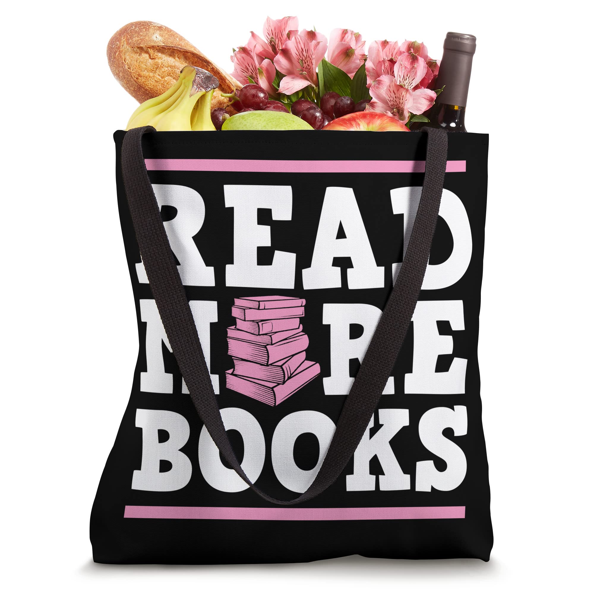 Read More Books Tote Bag - Stylish & Durable Book Lover Gift