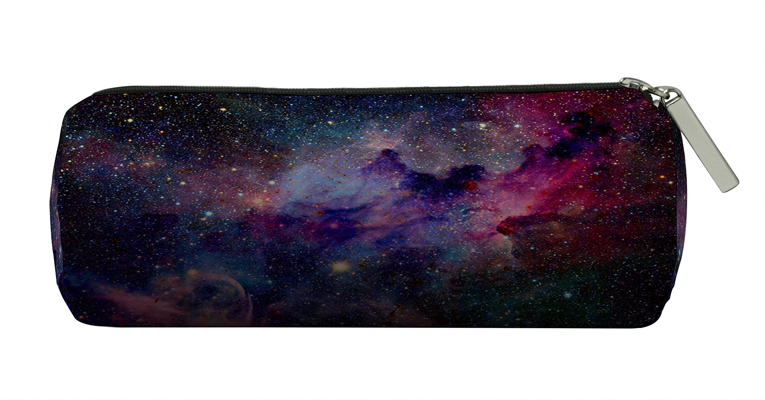 COW GO GO Space-Themed Cosmetic Bag - Nebula & Galaxy Design Travel Makeup Pouch with Zipper for Women, Men & Teens | Perfect for Toiletries, Brushes & Travel Essentials