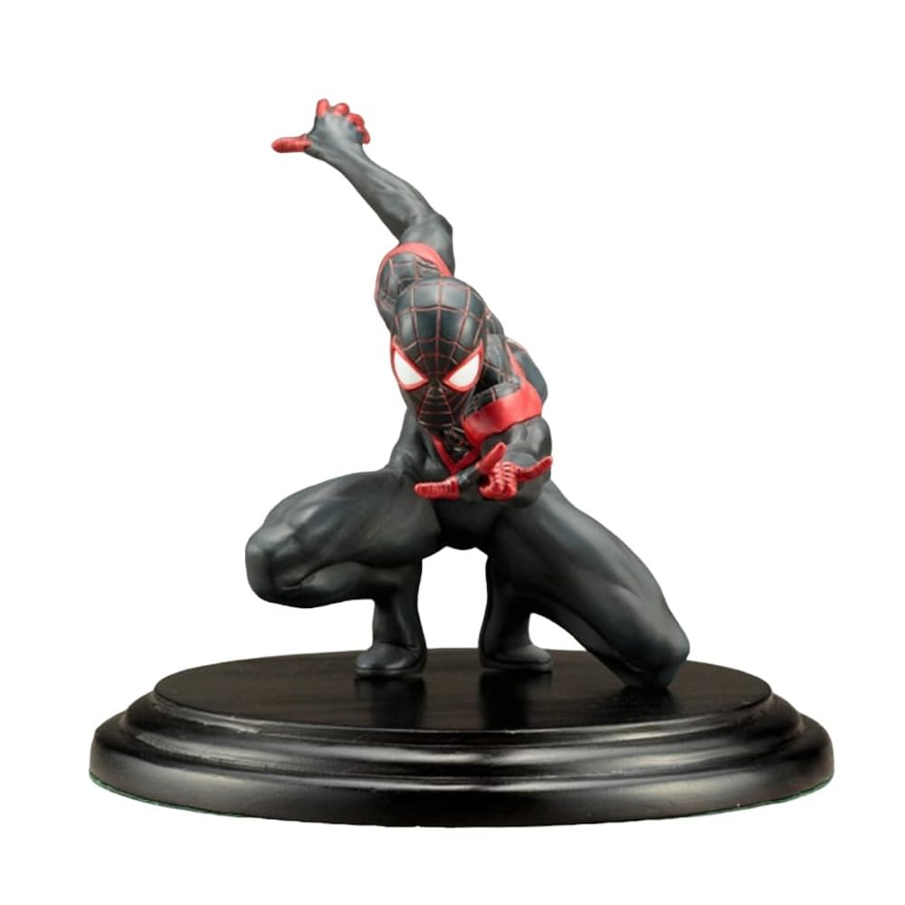Kotobukiya Marvel Now ARTFX The Amazing Spider-Man Miles Morales Action Figure - Collectible Statue for Display & Gifts - Perfect for Home Decor, Office Display, and Marvel Fans Collection