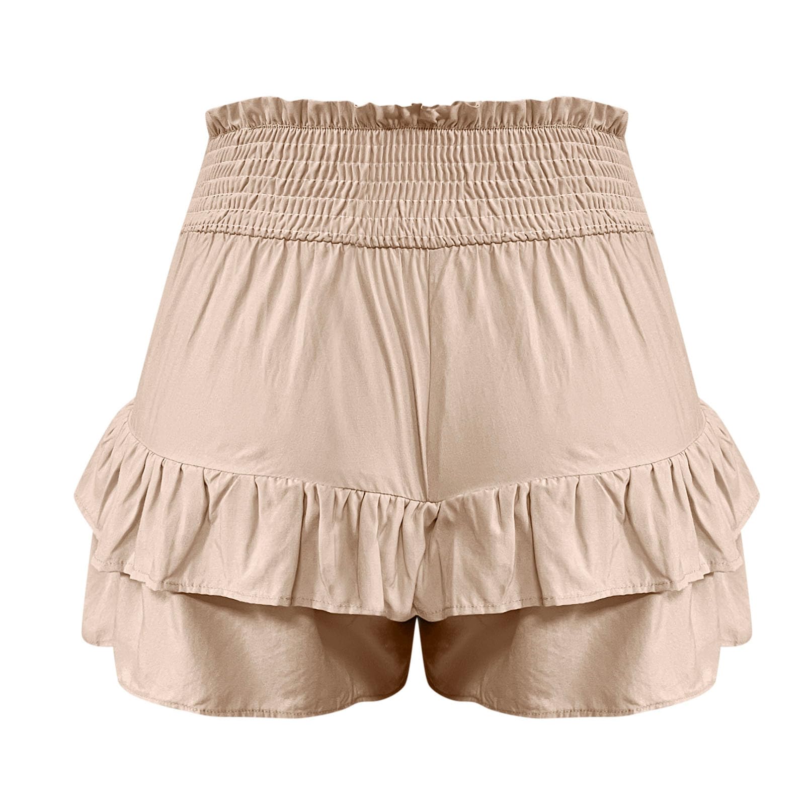 Women's High Waisted Bermuda Shorts - Summer Casual Beach Shorts for Outfits