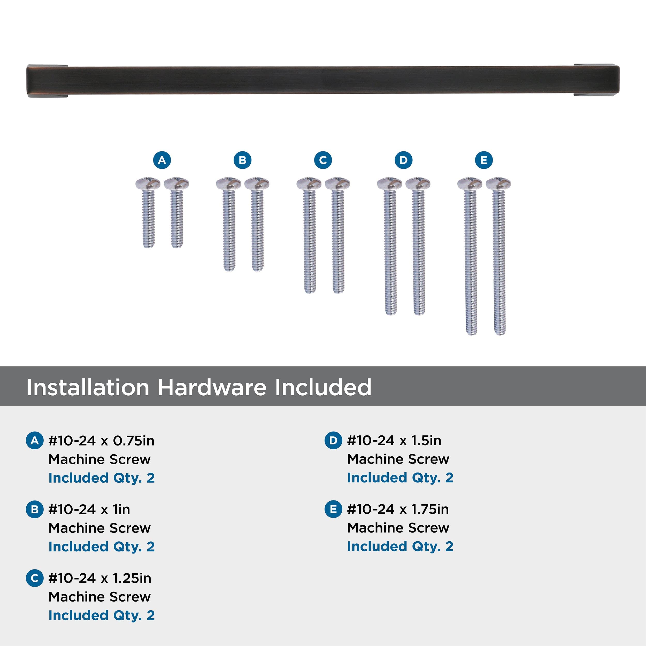 Amerock Blackrock 12 Inch Oil Rubbed Bronze Appliance Pull - 1 Pack Cabinet Hardware for Kitchen Drawer & Cabinet Handles (305mm Center to Center) - Perfect for Modern Home Renovation and Furniture Upgrade