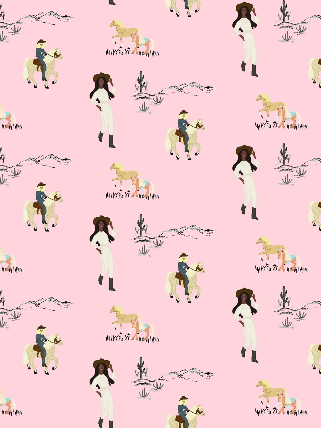 Barbie™ Ranch Wallpaper - Pink Barbie™ Themed Wall Decor for Girls' Bedroom & Playroom