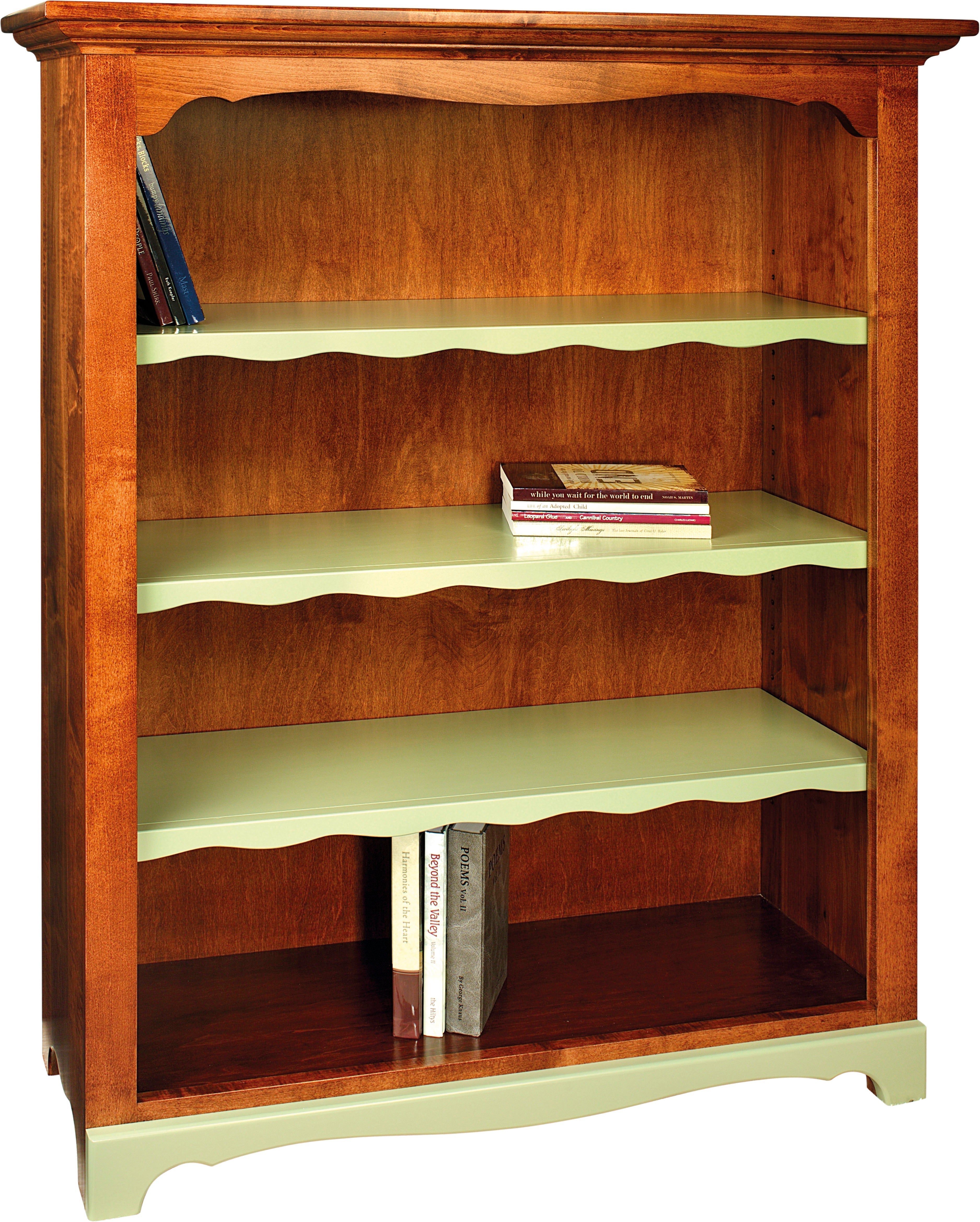 Amish Open Bookcase 30