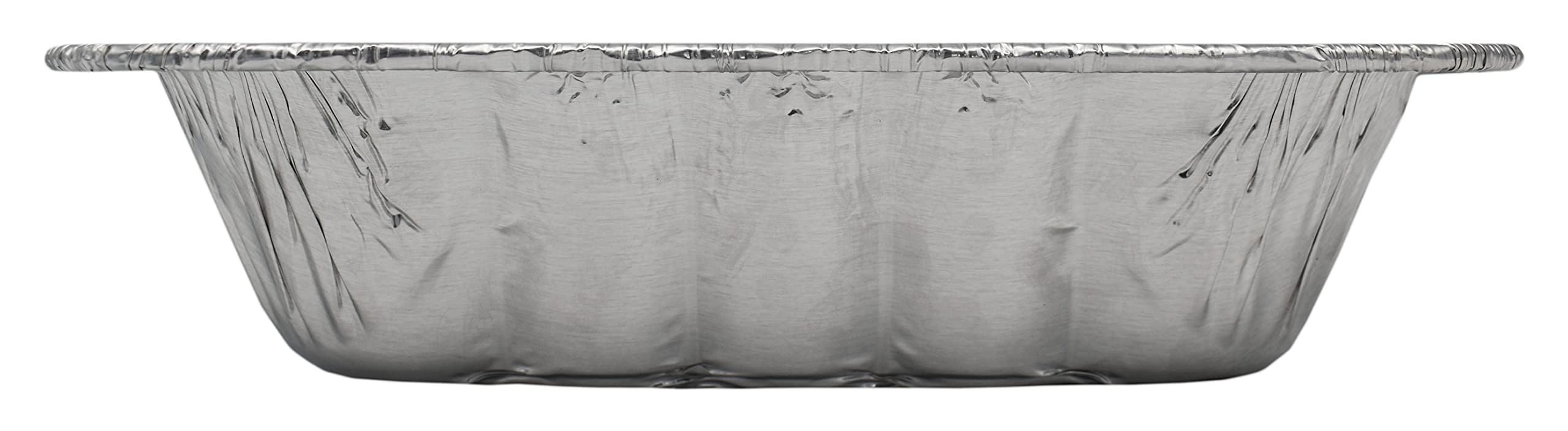 50 Pack Disposable Aluminum Foil Grill Topper Pans - 10.5