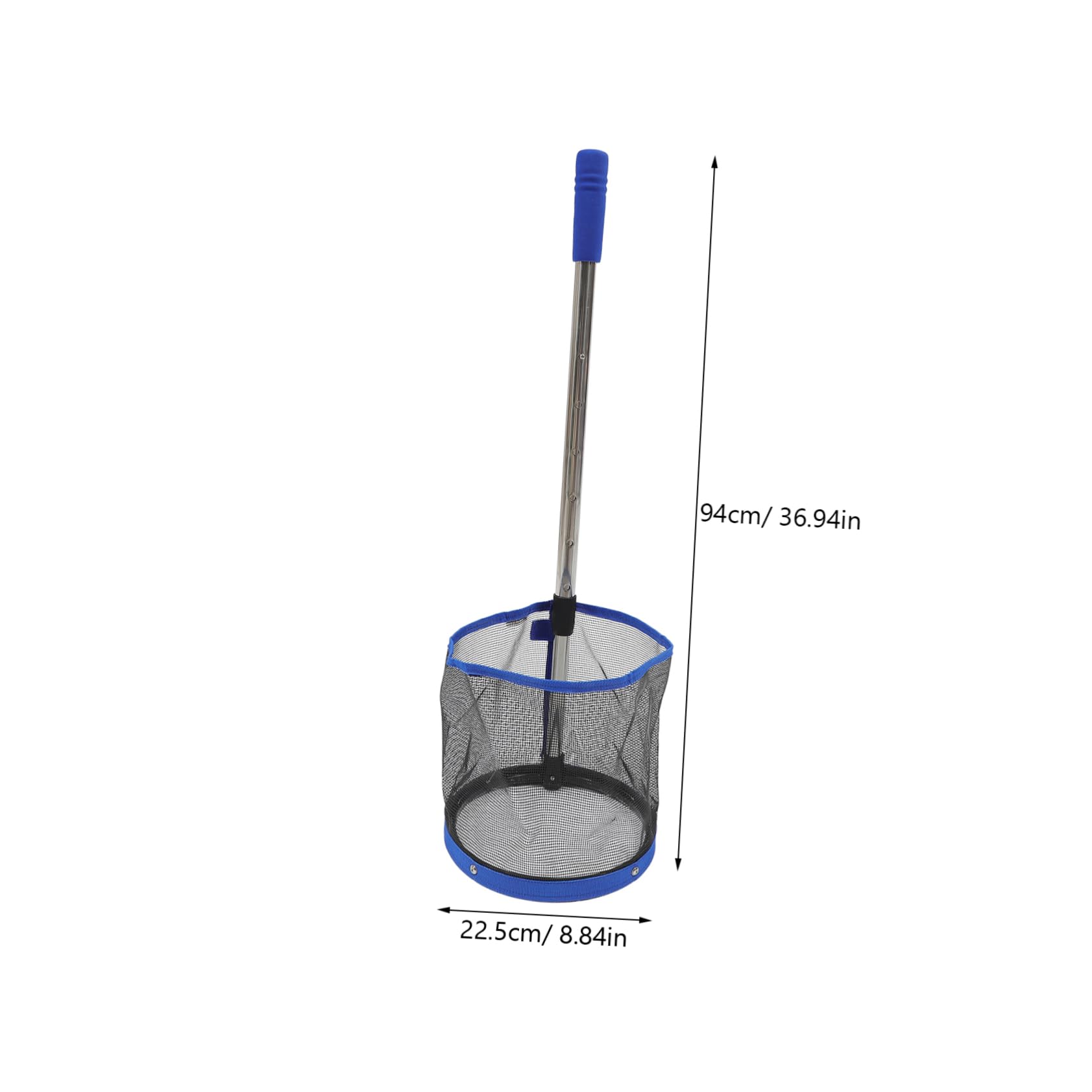 **Portable Table Tennis Ball Retriever & Picker Net Bag - Blue | Easy Ball Collection & Storage | Perfect for Training, Practice & Home Use**