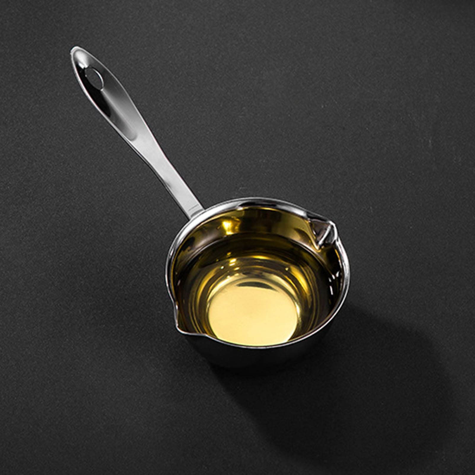 Stainless Steel Butter Warmer Pot - 150ML Butter Melter, Milk Warmer & Turkish Coffee Saucepan for Home Kitchen | Perfect for Melting Butter, Heating Milk & Brewing Coffee