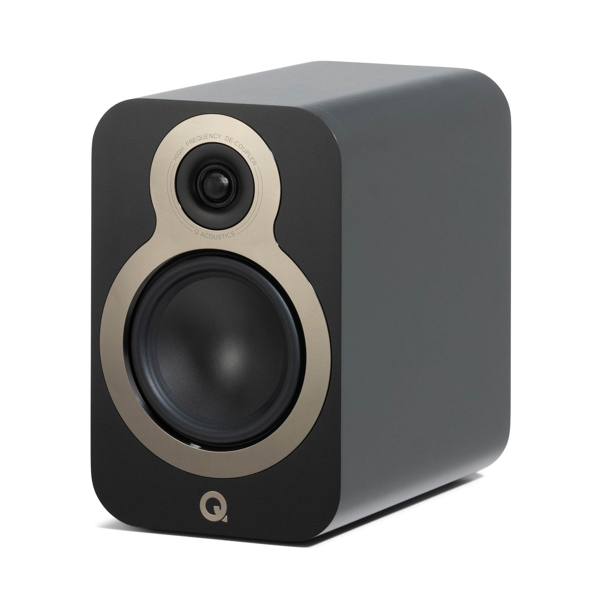Q Acoustics Q3030c Bookshelf Speakers - High-Fidelity Stereo Sound for Home Theater & Music Listening | Compact Design for Living Room, Bedroom & Office Setup