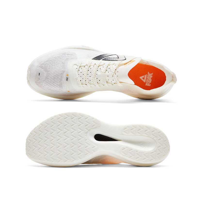 PEAK Men's UP30 Pro Max Running Shoes - Lightweight, Cushioned & Breathable Beige Sneakers for Jogging, Gym & Daily Wear