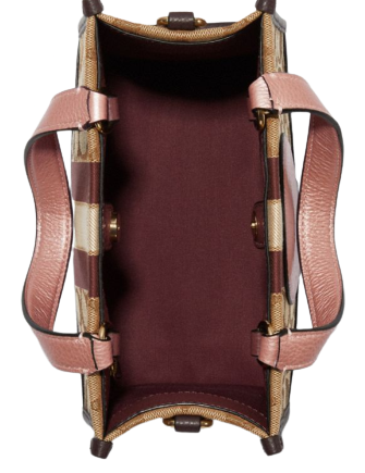 Coach Dempsey Tote 22 - Signature Jacquard with Stripe & Coach Patch - Stylish Crossbody Bag for Women, Perfect for Work, Travel & Everyday Use
