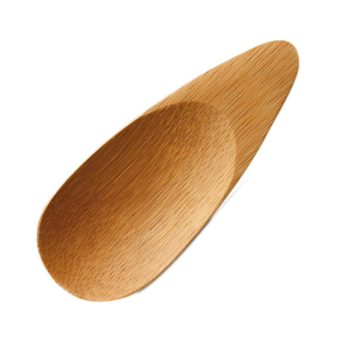 Comatec 4 x 1.5 Inch Premium Bamboo Tasting Spoon - Perfect for Coffee, Tea, Spices, and Cooking Sampling