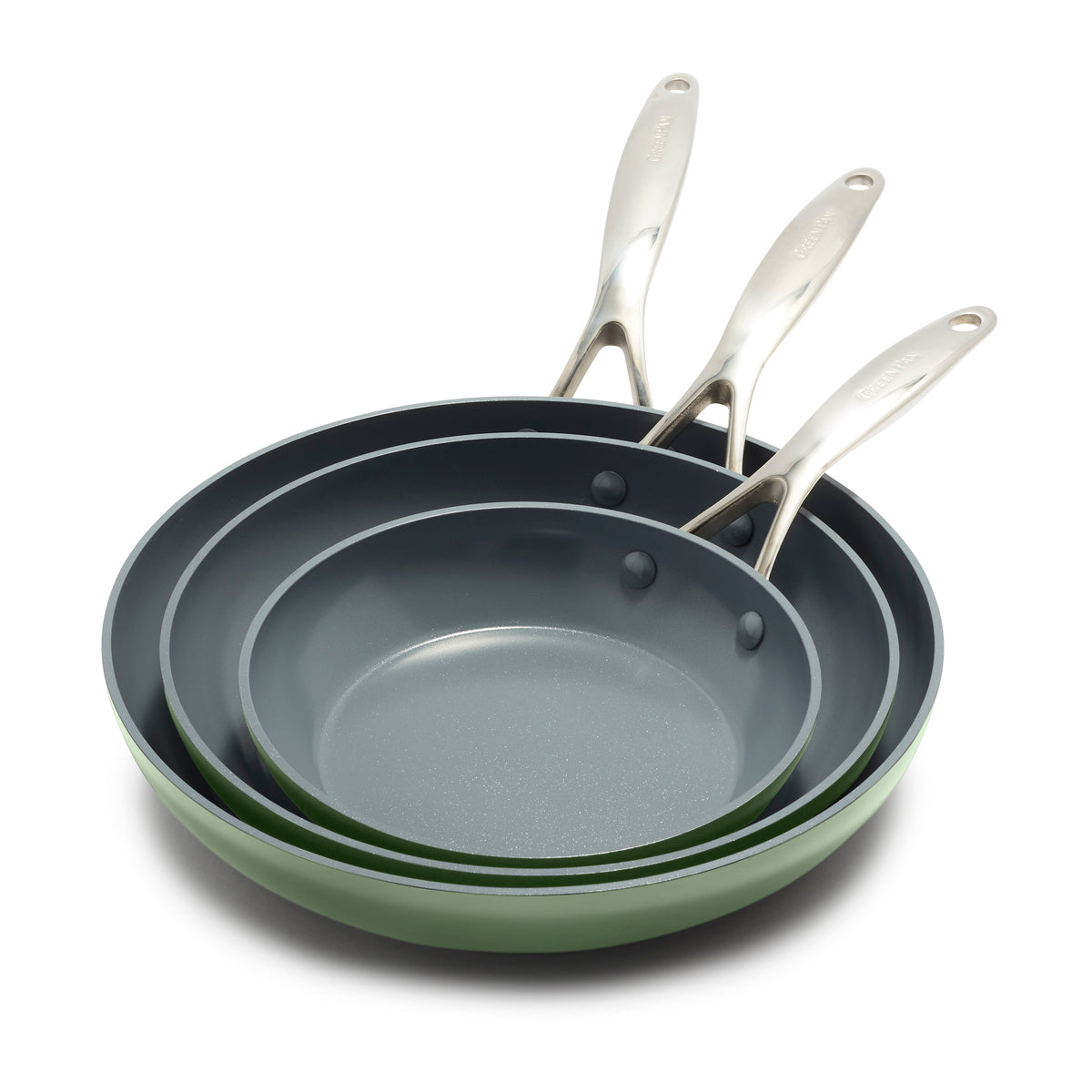 Valencia Pro Ceramic Nonstick Frypan Set - 8