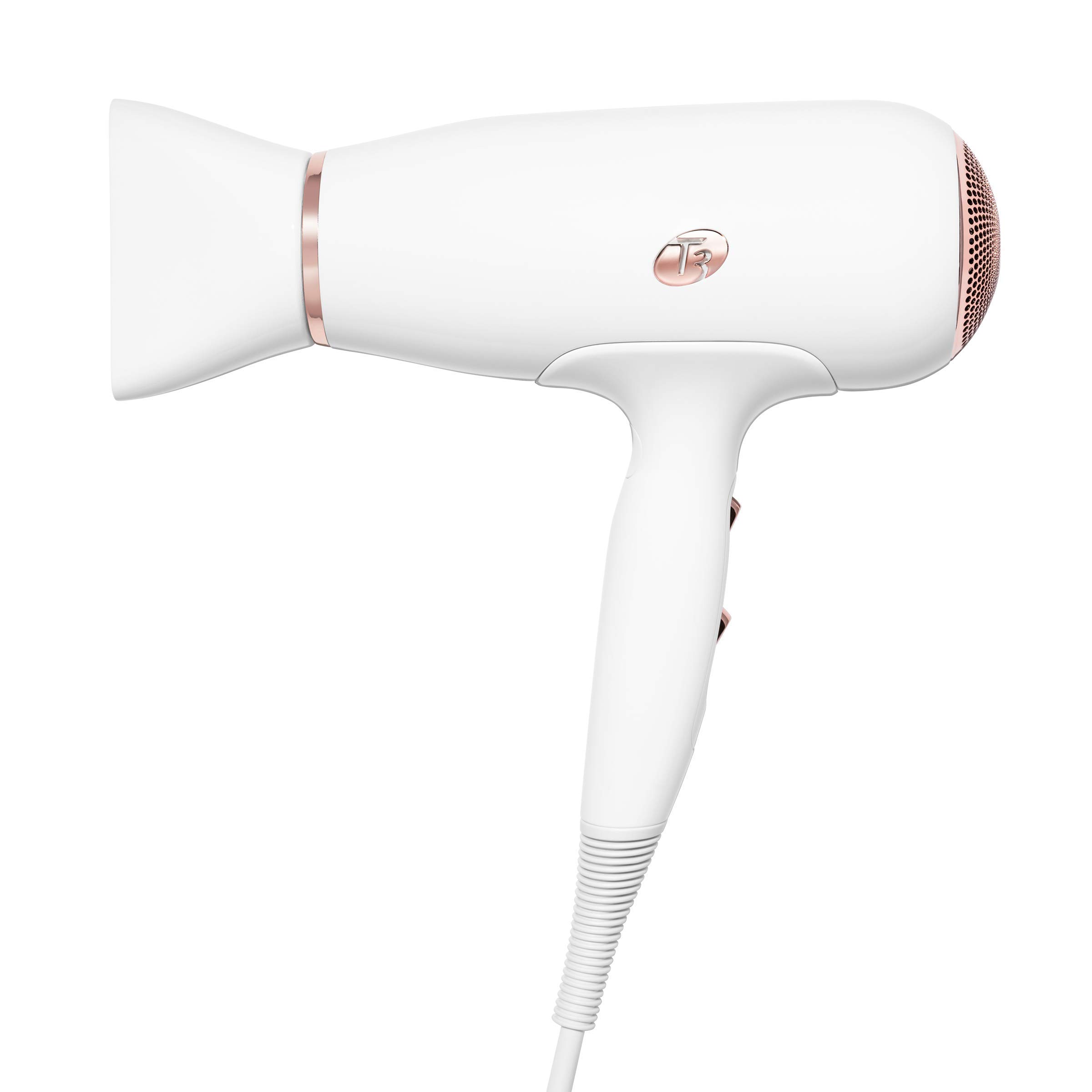 T3 Featherweight 3i Professional Ionic Hair Dryer - Lightweight Fast Drying with Frizz Control & Smoothing Technology - 3 Heat & 2 Speed Settings with Cool Shot Button - Salon Quality Blow Dryer for Home Use - Perfect for Travel, Styling & Daily Hair Care