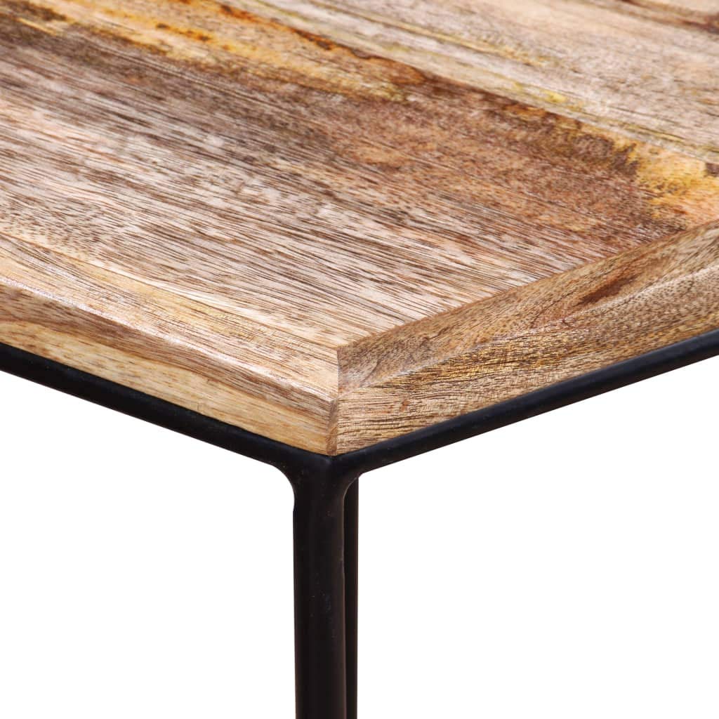 Solid Mango Wood Coffee Table 22x19x16