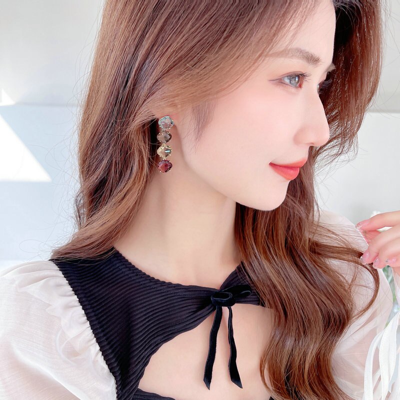 Sparkling Cubic Zirconia Drop Earrings for Women - Elegant Wedding, Party & Special Occasion Jewelry - Perfect for Bridal, Prom, Anniversary & Evening Events