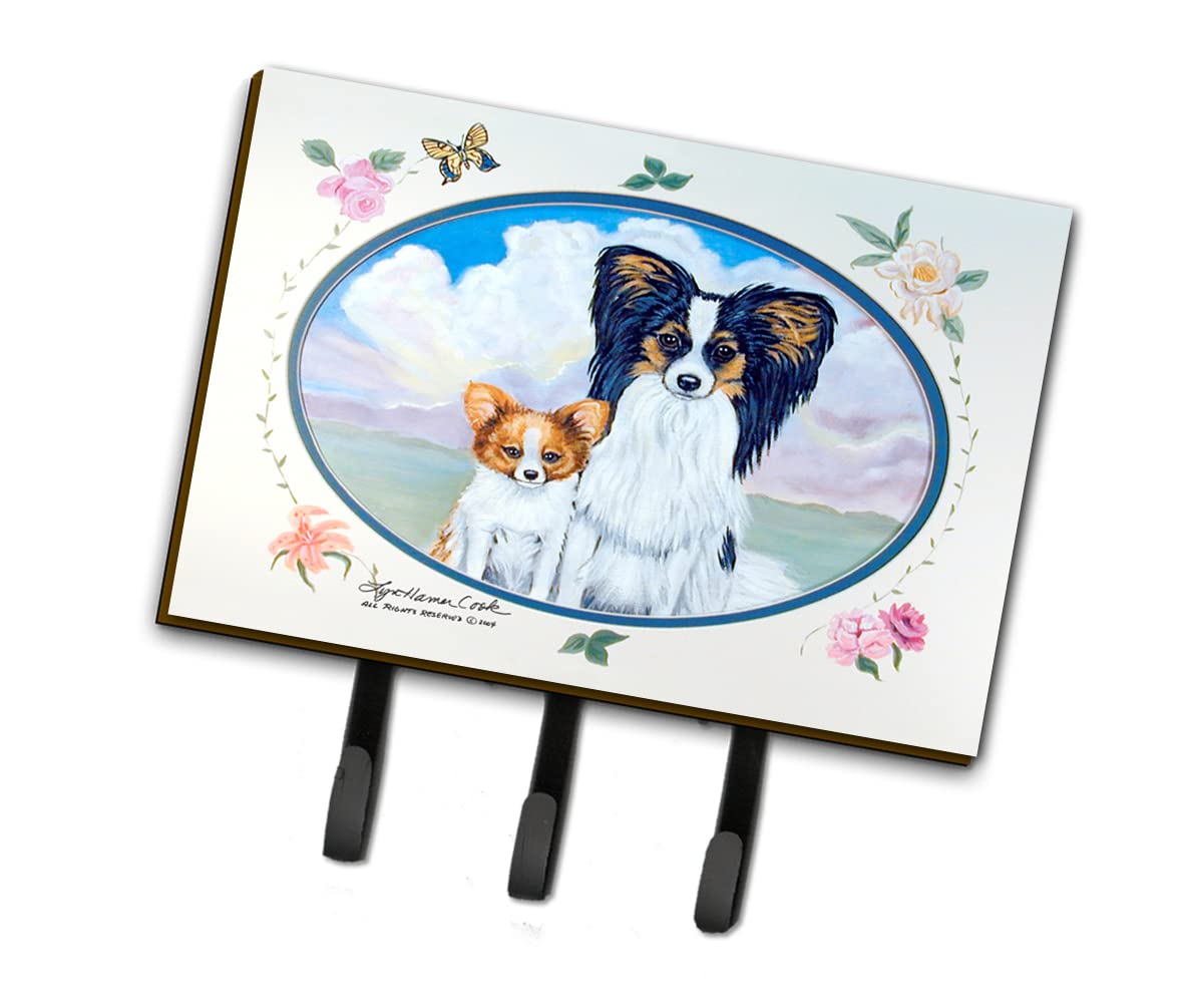 Caroline's Treasures 7243TH68 Papillon Wall Hook - Versatile Key Holder, Coat Rack & Leash Organizer | Perfect for Entryway, Kitchen, Bathroom & Pet Area Organization