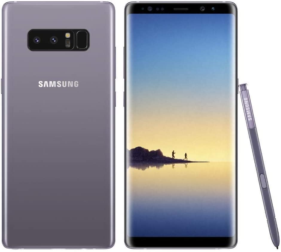 Samsung Galaxy Note 8 N950U 64GB Unlocked GSM 4G LTE Smartphone - Dual 12MP Camera, Android OS, Orchid Grey (Renewed) - Perfect for Business Professionals & Mobile Photography Enthusiasts