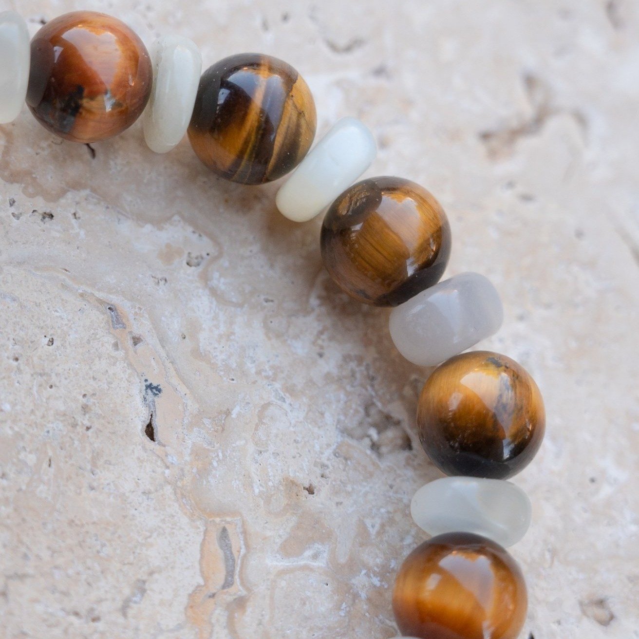 Men's Inner Wisdom Bracelet - Spiritual Healing & Positive Energy Stone Beads for Meditation, Yoga & Mindfulness - Perfect Gift for Men