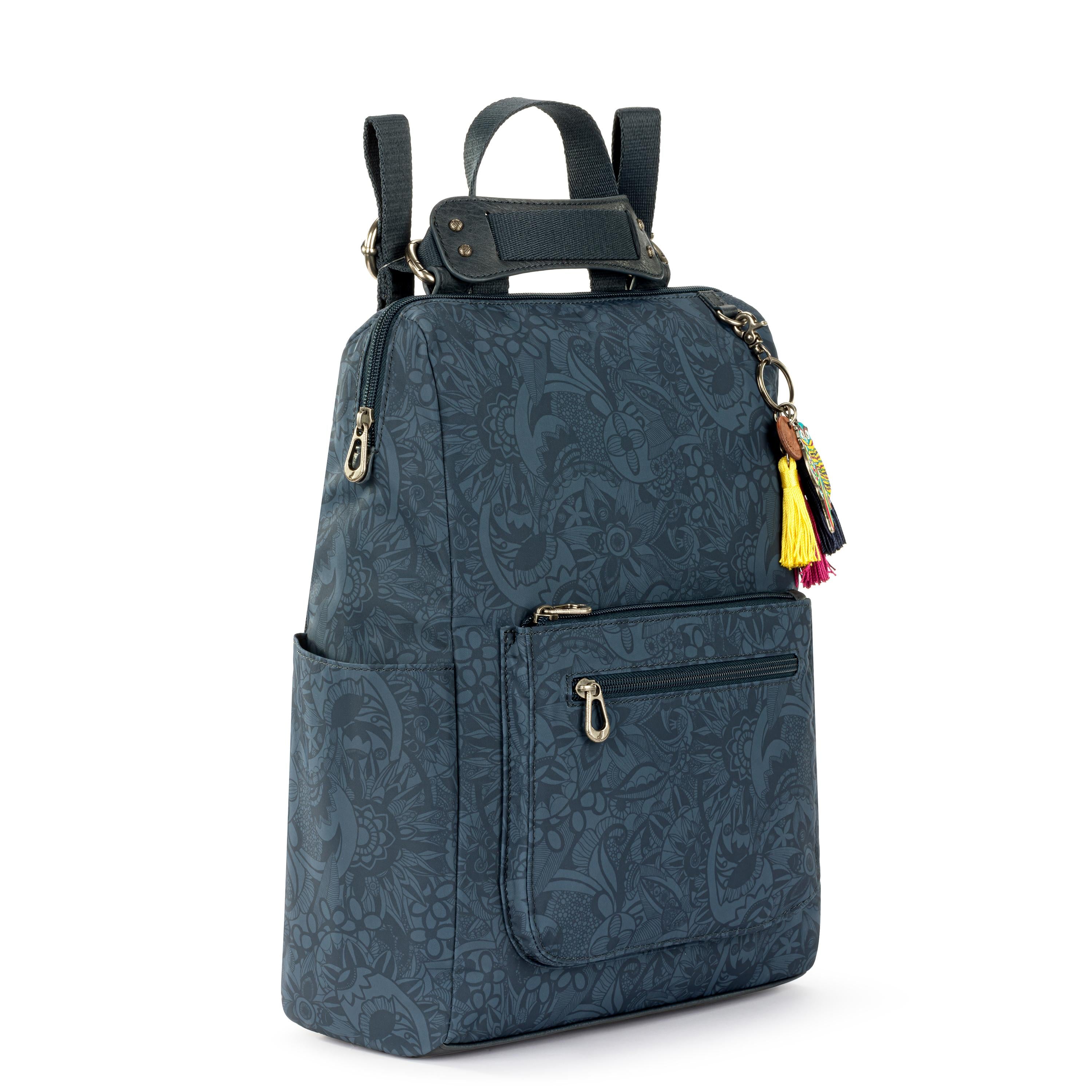 Loyola EcoTwill Backpack - Durable & Stylish Indigo Spirit Desert Design - Perfect for School, Travel & Outdoor Adventures