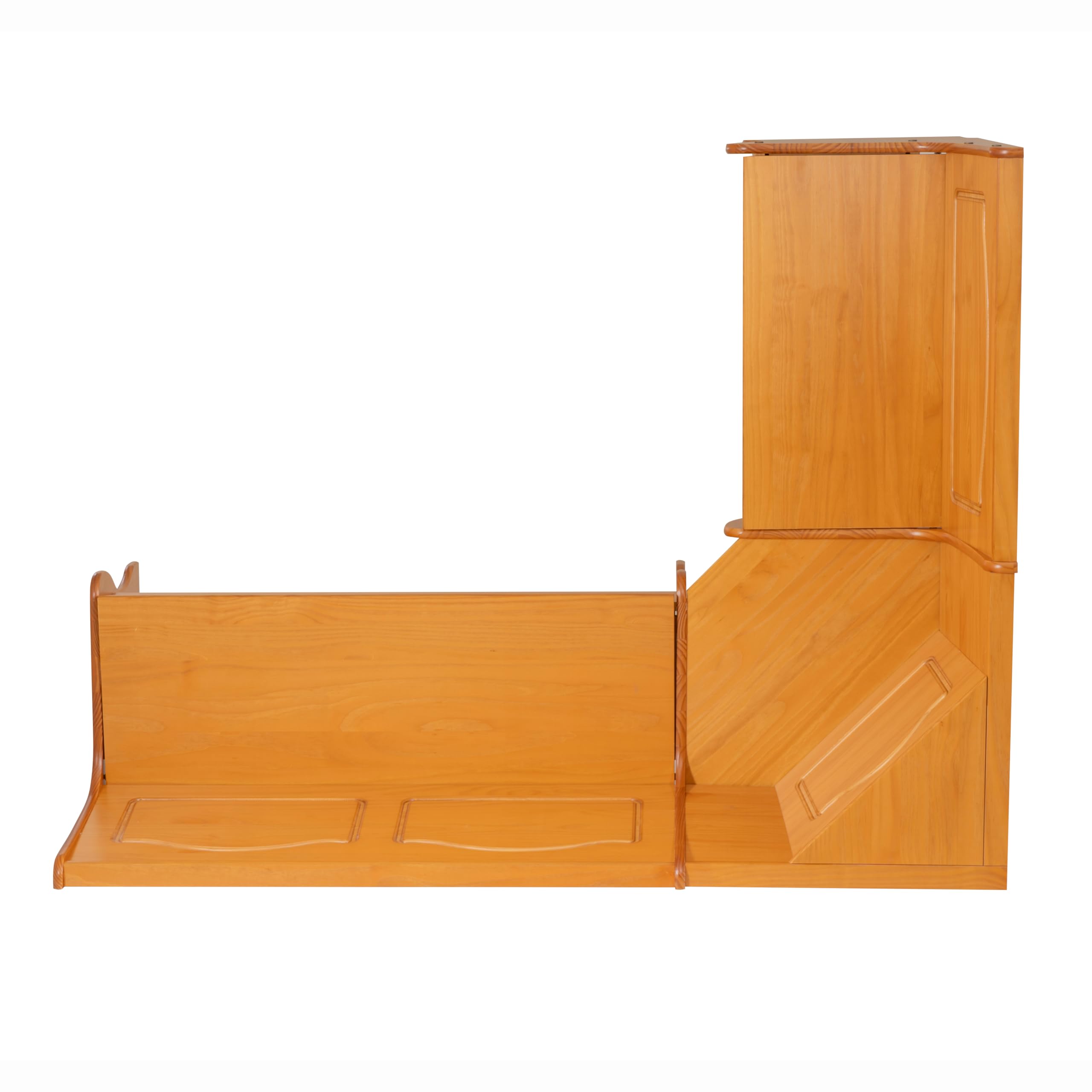 Linon Chelsea Kitchen-Nook Corner Unit in Natural Finish - Space-Saving Dining Set for Small Kitchens & Breakfast Nooks