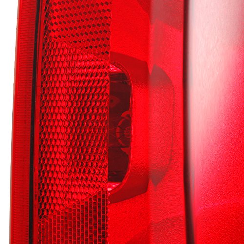 AKKON Red Clear Tail Lights Brake Lamps Replacement for GMC Yukon XL 1500/2500 - Driver Left & Passenger Right - Perfect for Night Driving & Enhanced Vehicle Safety
