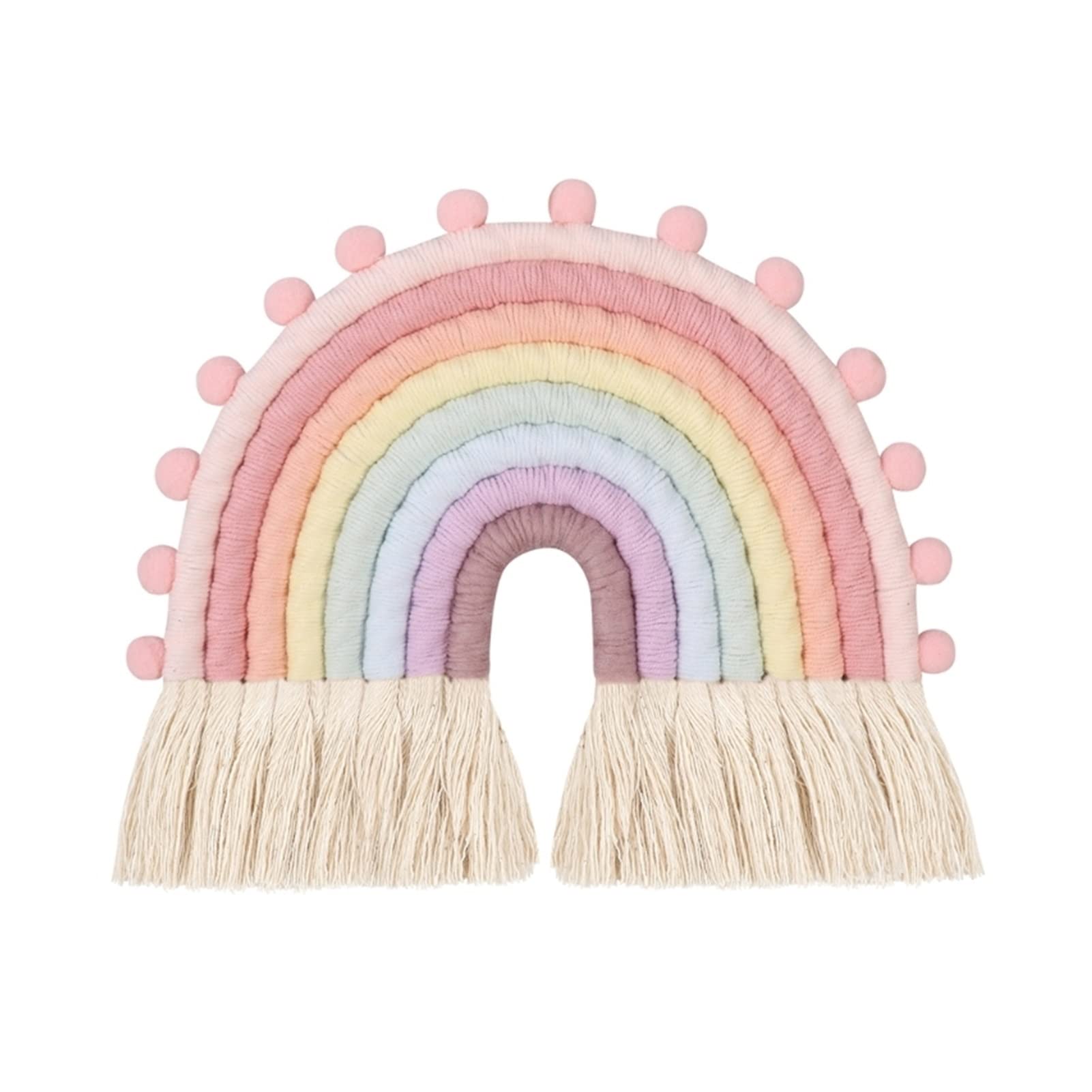 PENGJ 8-Line Rainbow Tapestry Wall Hanging - Colorful Bohemian Decor for Living Room, Bedroom & Kids Room - Large Size Home Decoration for Parties, Dorms & Nursery Decor