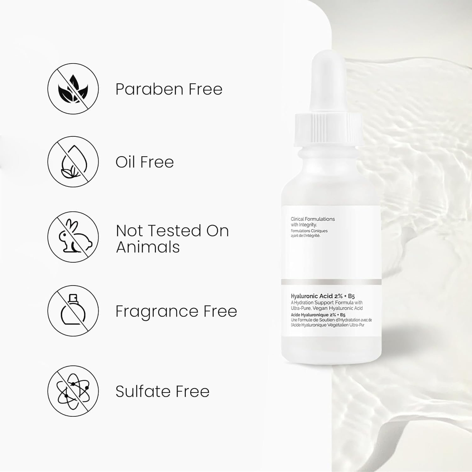 The Original Ordinary Hyaluronic Acid Serum & Niacinamide Serum 30ml Duo - Hydrating Facial Serum for Glowing Skin, Dark Spot Corrector & Moisturizer - Perfect for Daily Skincare Routine & Anti-Aging Treatment