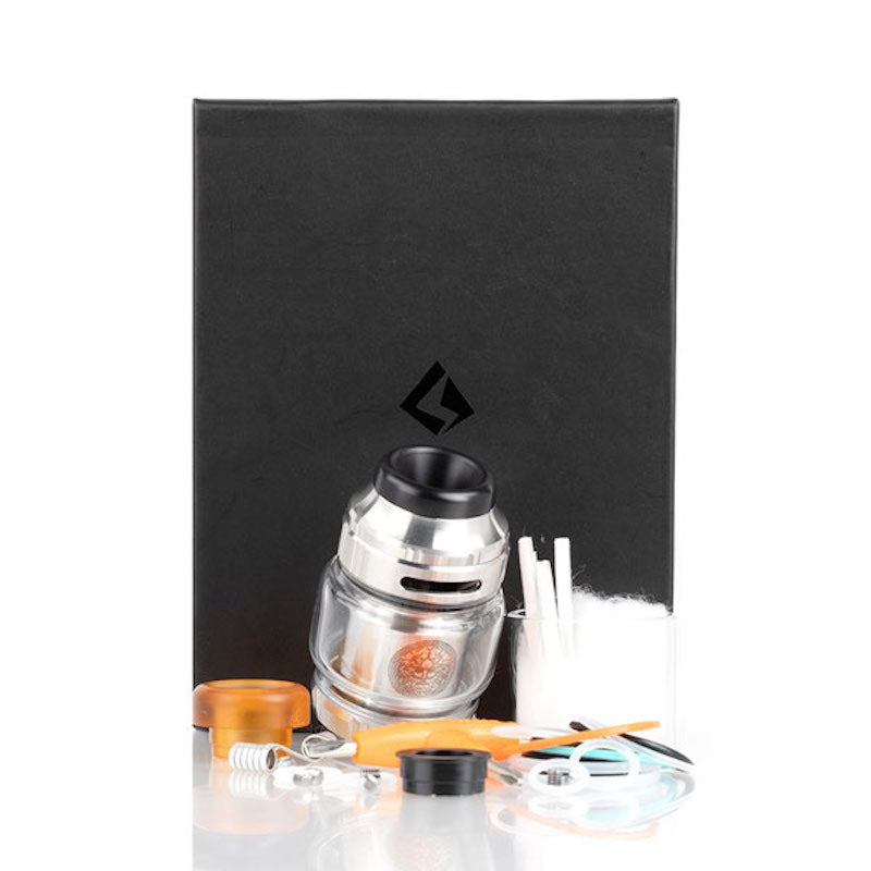 GeekVape Zeus X (ZX) RTA Rebuildable Tank Atomizer - Top Airflow Leakproof Design for Vaping Enthusiasts | Perfect for Cloud Chasing & Flavor Production