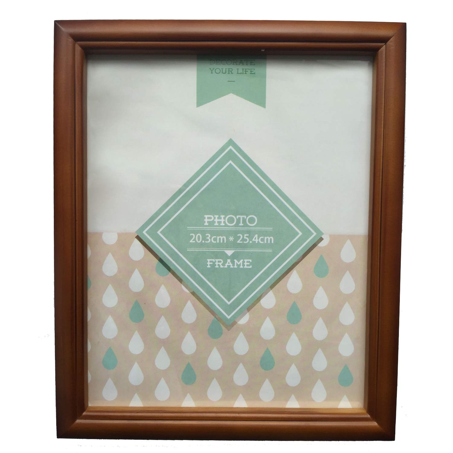 Kikkerland Small Acrylic Photo Frame with Magnetic Back - Perfect for Refrigerator, Office Desk & Wall Display - Holds 4x6 Inch Pictures