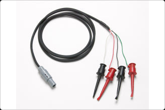 Fluke 2373 LPRT Adapter - Lemo to Mini Grabber Test Leads (4-Wire) for Electrical Testing - Model 3376707 - Perfect for HVAC, Automotive & Industrial Equipment Diagnostics
