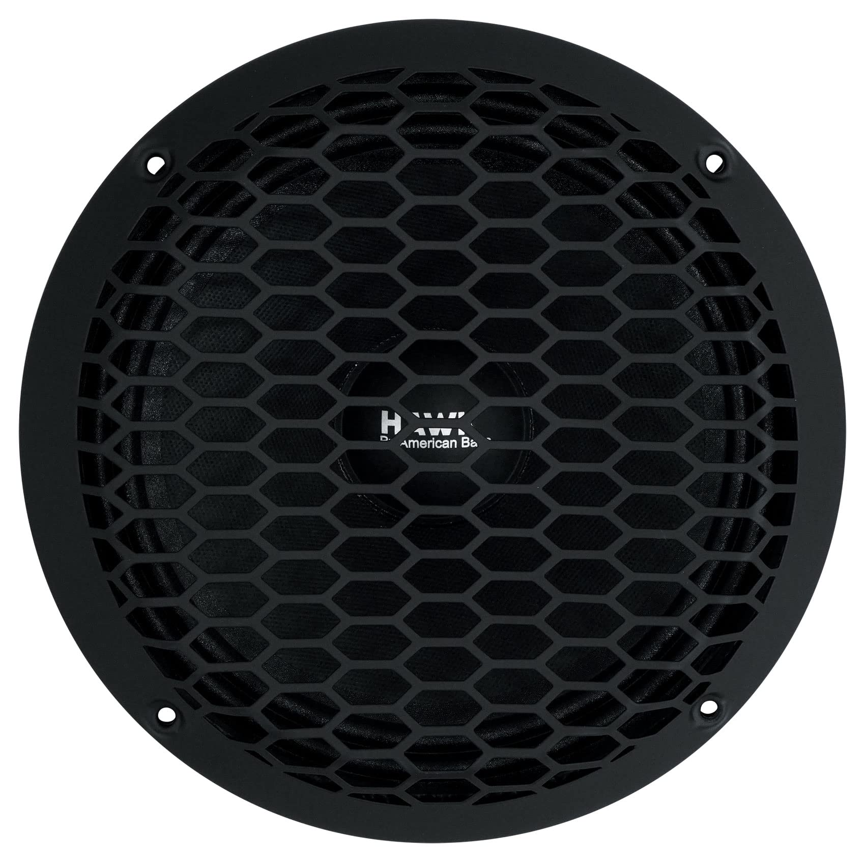 American Bass Hawk-8 600W 8-Inch Midrange Midbass Car Speakers with Grills (Pair, 4 Ohm) - Premium Sound for Cars, Trucks & SUVs - Perfect for Upgrading Your Vehicle Audio System