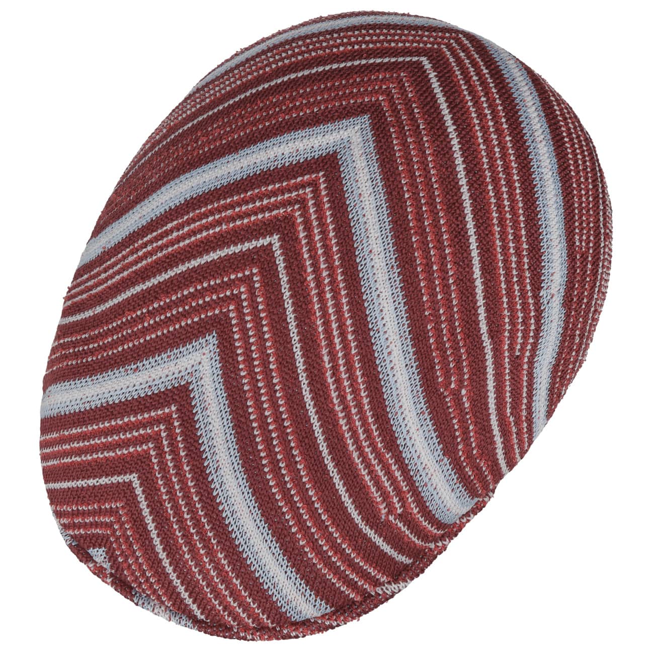Kangol Diagonal Stripes Flat Cap - Stylish Men's & Women's Fashion Hat for Casual Wear, Outdoor Activities & Vintage Looks
