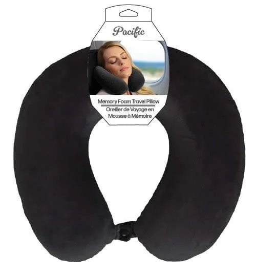 Premium Pacific Memory Foam Pillow for Neck Pain Relief - Orthopedic Contour Pillow for Side, Back & Stomach Sleepers - Ideal for Home, Travel & Office Use