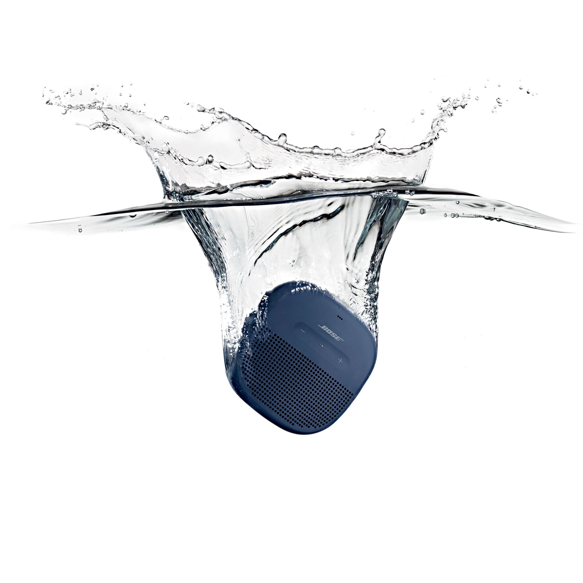 Bose SoundLink Micro: Compact Waterproof Bluetooth Speaker with Rich Bass - Perfect for Outdoor Adventures, Beach, Pool & Travel - Midnight Blue
