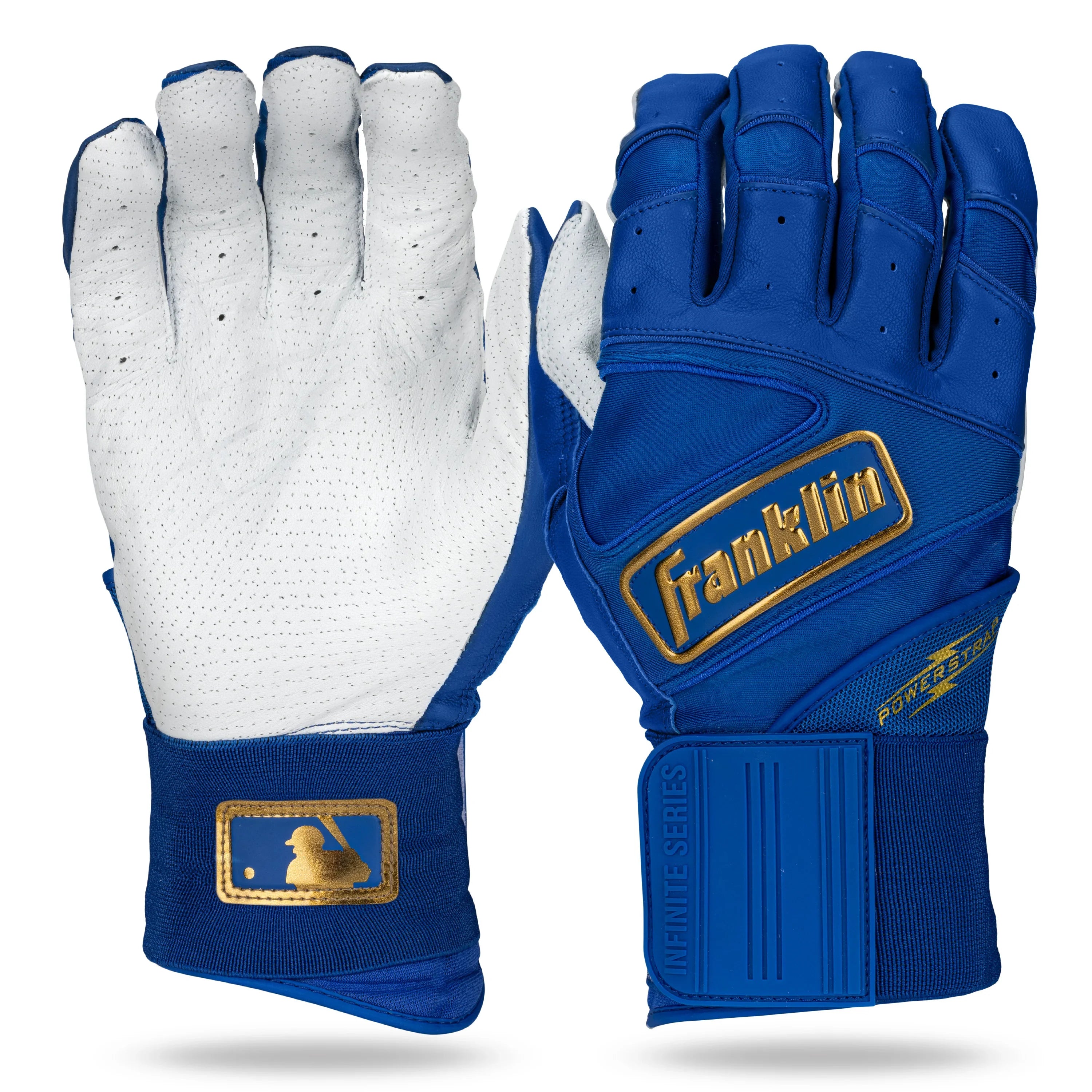 Franklin Powerstrap Infinite Series Batting Gloves for Baseball & Softball - Senior Size (2025) - Perfect for Training, Games & Practice Sessions