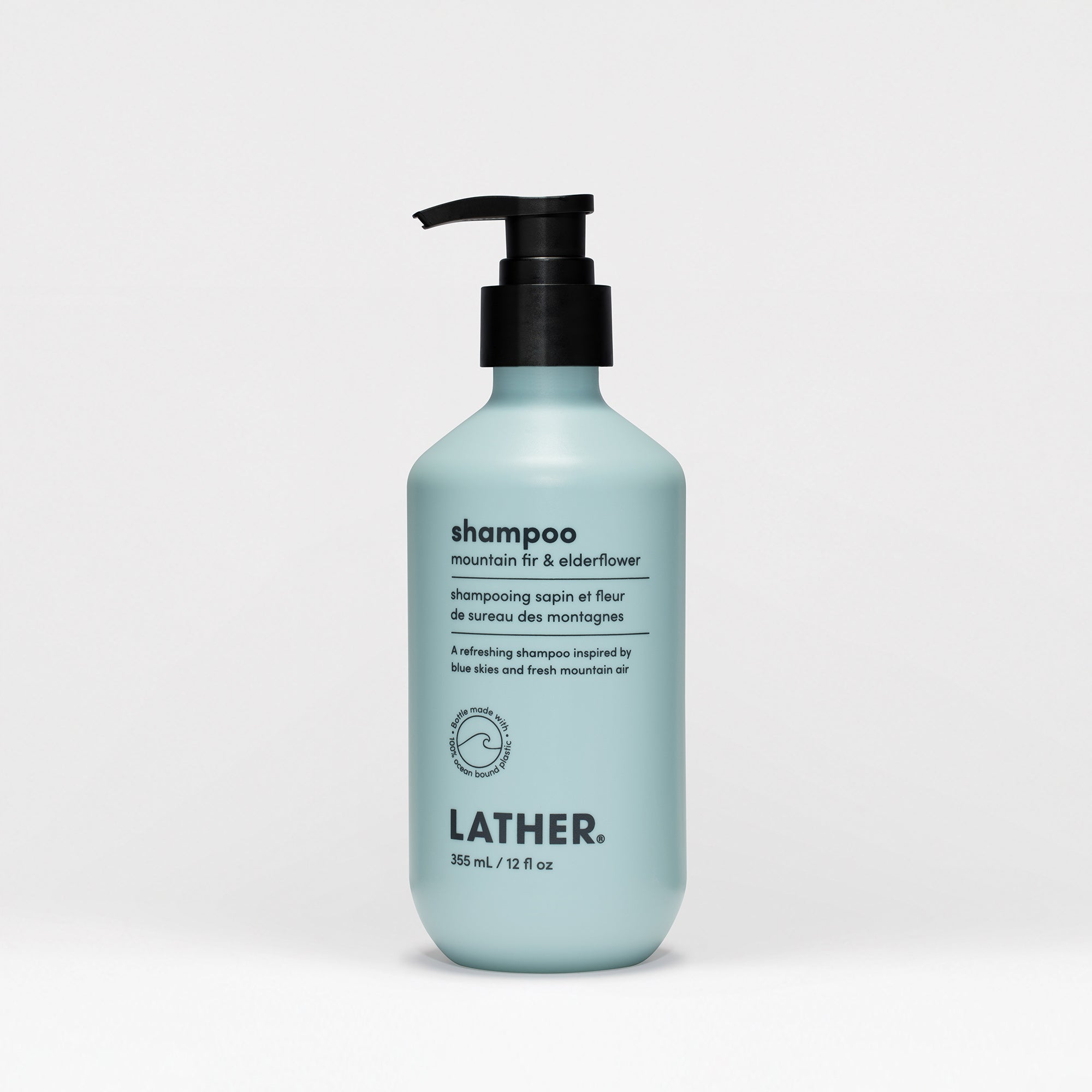 Natural Mountain Fir & Elderflower Shampoo for Hair Growth & Scalp Care - Sulfate-Free Volumizing Shampoo for Dry, Damaged Hair - Perfect for Daily Use & Spa Days