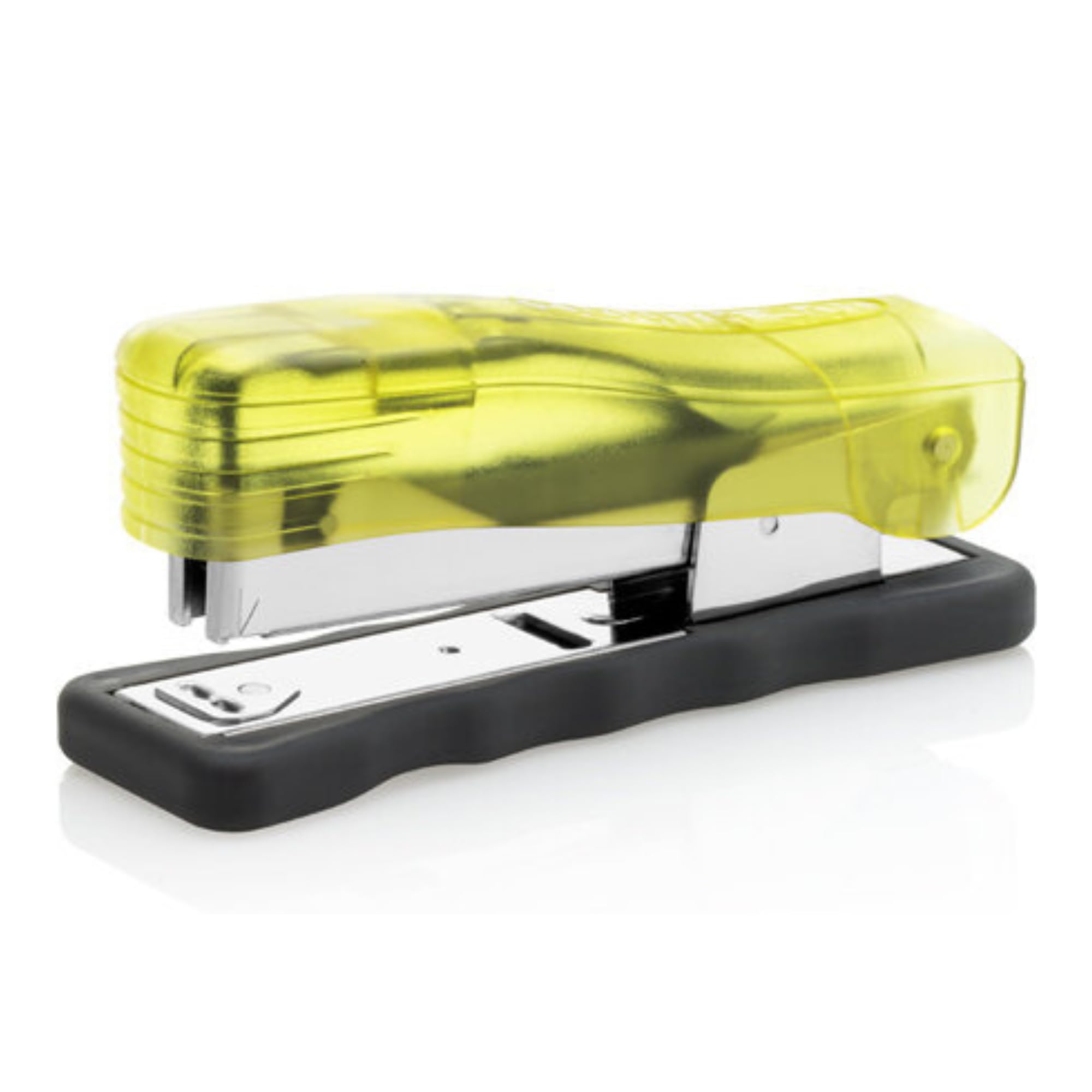 Zenith 501 Transparent Yellow Heavy Duty Stapler - Office & School Supplies for Paper, Documents, Reports (100 Sheets Capacity) - Perfect for Home Office, Classroom & Workplace Organization