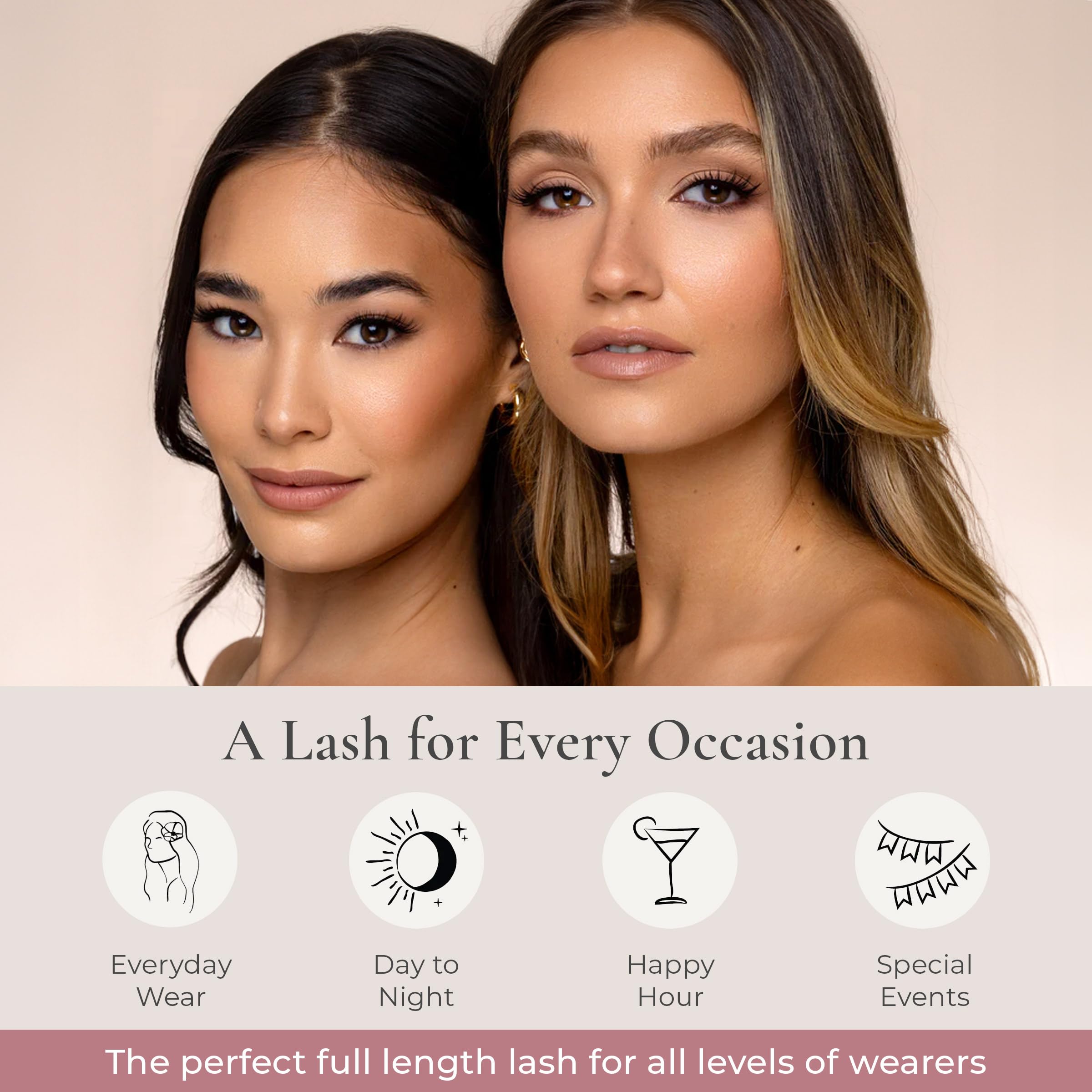 House of Lashes Iconic 3-Pack - Dramatic Eye Makeup for Parties & Events