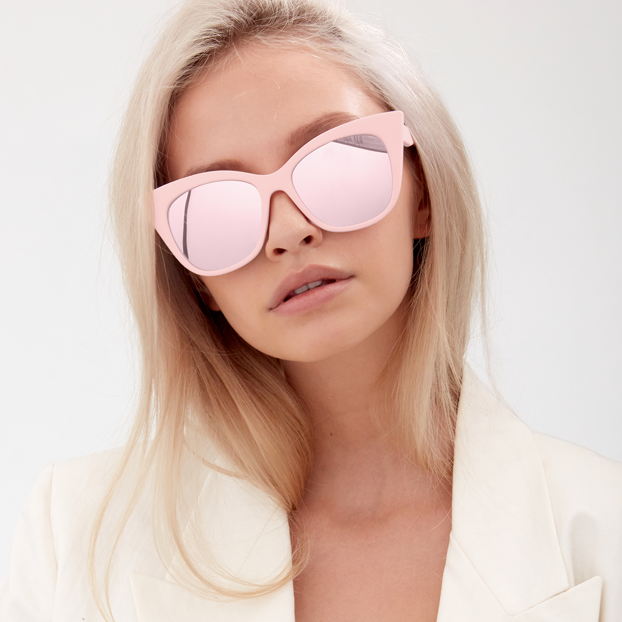 Venice Cateye Glasses - Pink & Rose Gold Prescription Eyeglasses for Women | Fashionable Reading & Computer Glasses for Work & Daily Use