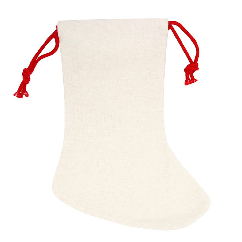 10-Pack Sublimation Blank Christmas Stockings 15