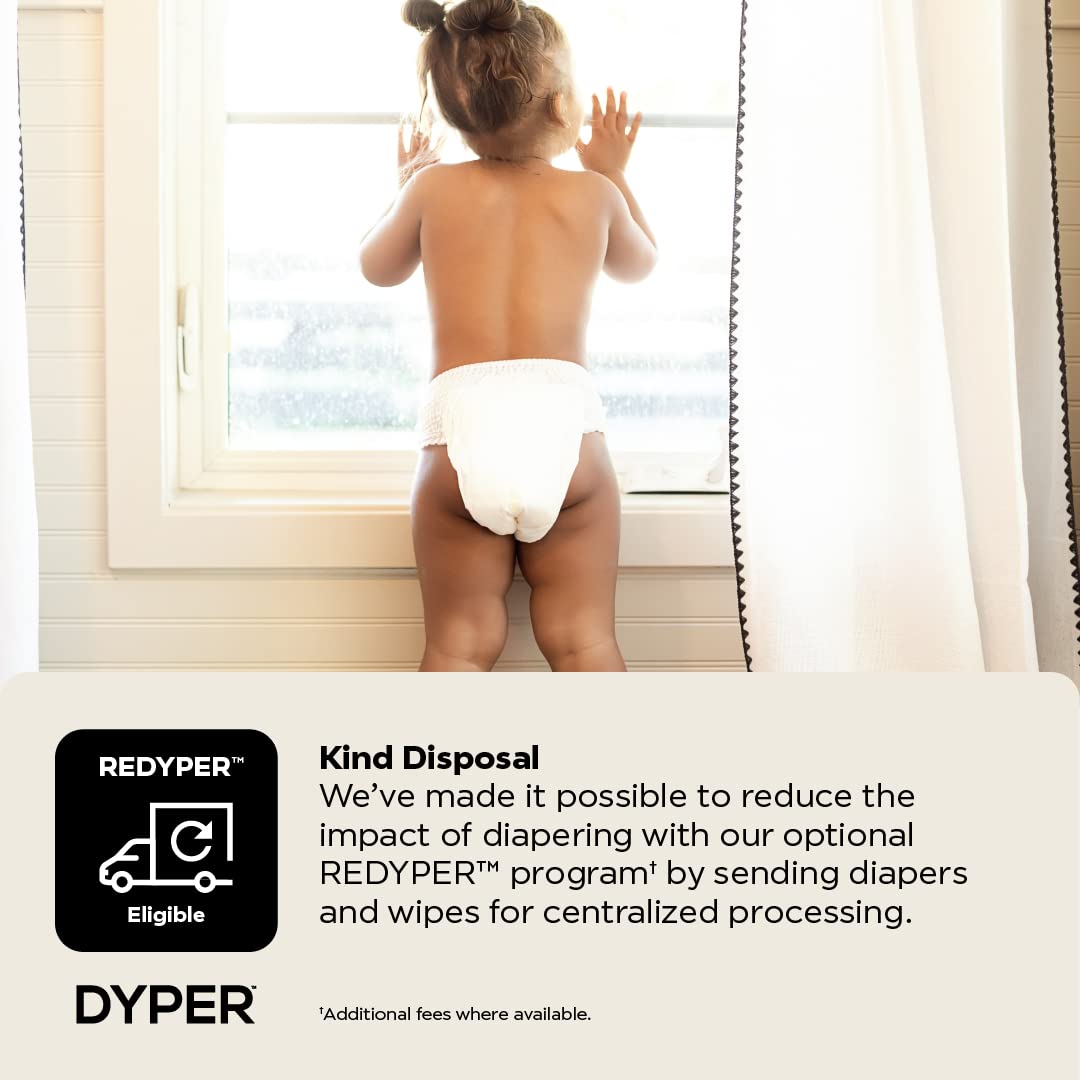 DYPER Toddler Potty Training Pants for Girls & Boys (Size 3T-4T) - Hypoallergenic, Plant-Based Materials, Day & Overnight Protection - Gentle for Sensitive Skin, Unscented - Perfect for Potty Training at Home or Travel