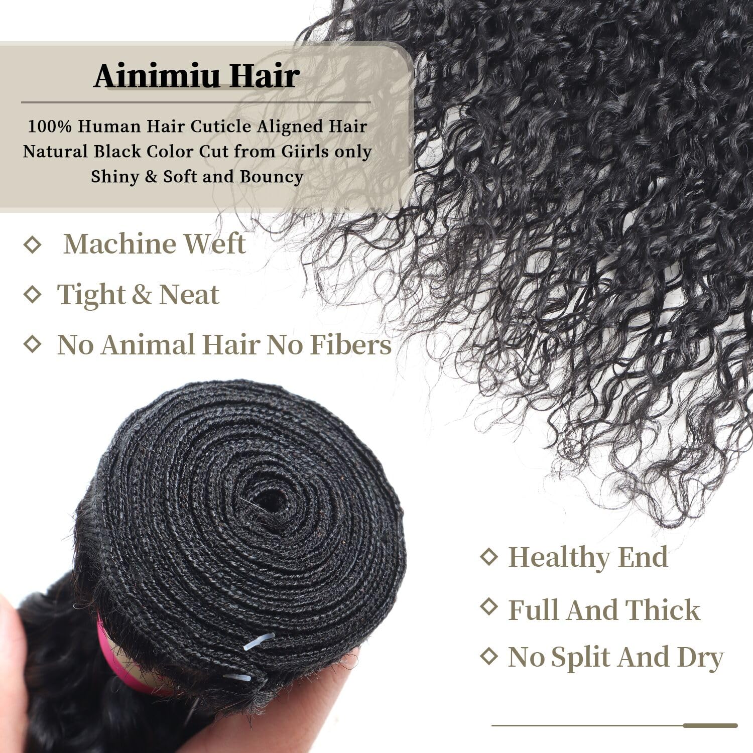 Brazilian Virgin Human Hair Extensions 20