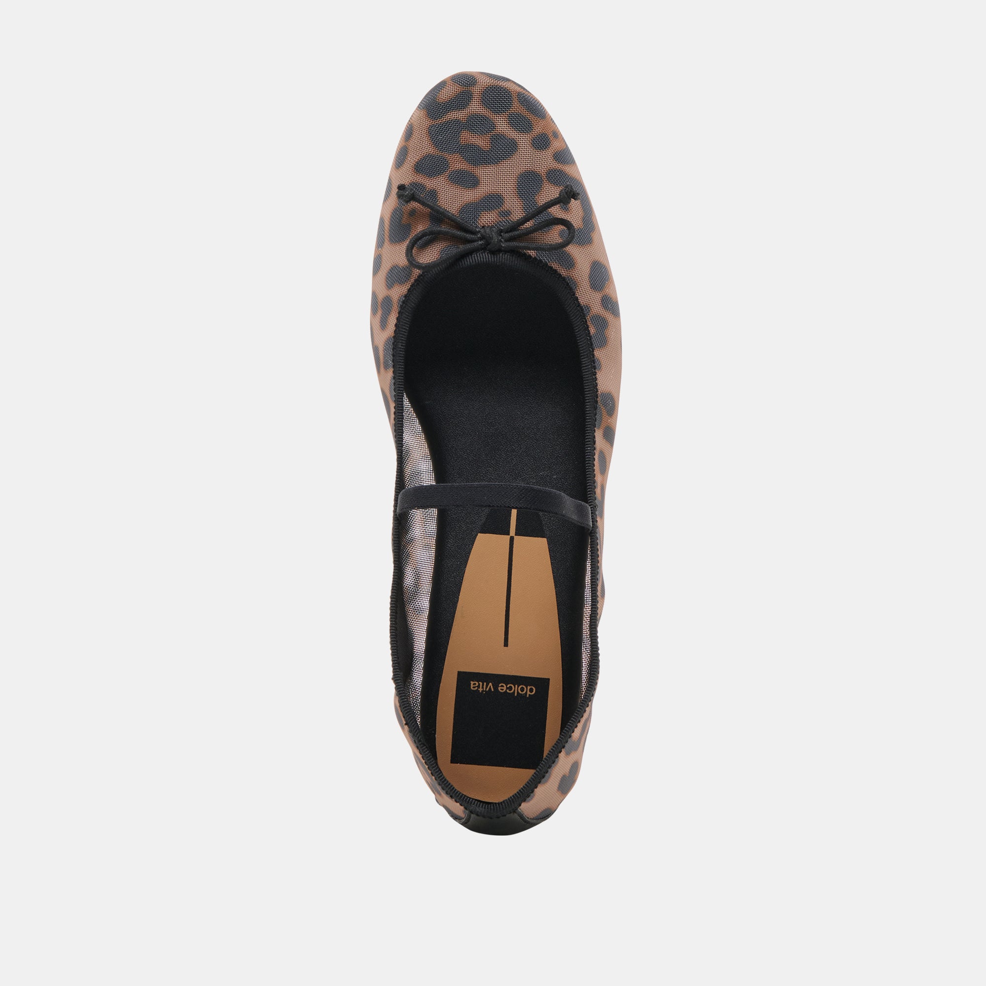 Cadel Women's Ballet Flats - Leopard Print Mesh Slip-On Shoes for Comfort & Style | Perfect for Work, Casual Outfits & Dance