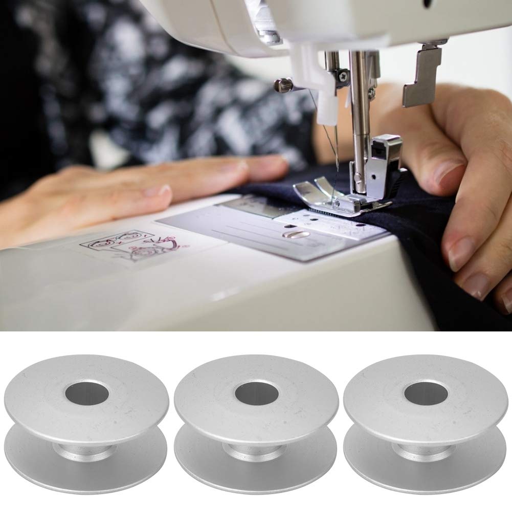 16X Sewing Machine Bobbins - 100 Pcs High-Quality Metal Bobbins for Household & Industrial Sewing Machines - Perfect for Dressmaking, Quilting & Garment Repair