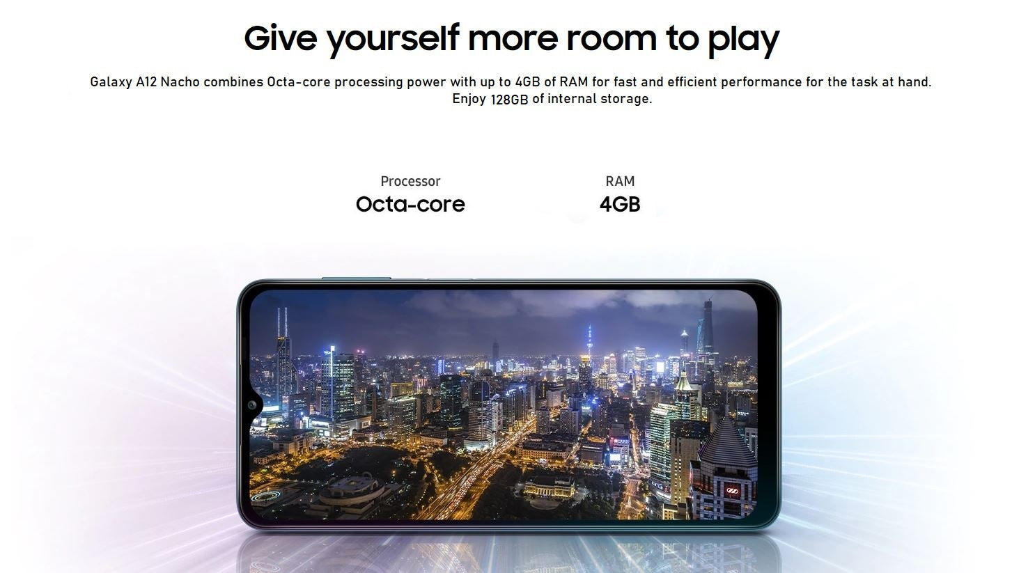 SAMSUNG Galaxy A12 Nacho 128GB 4GB RAM 6.5
