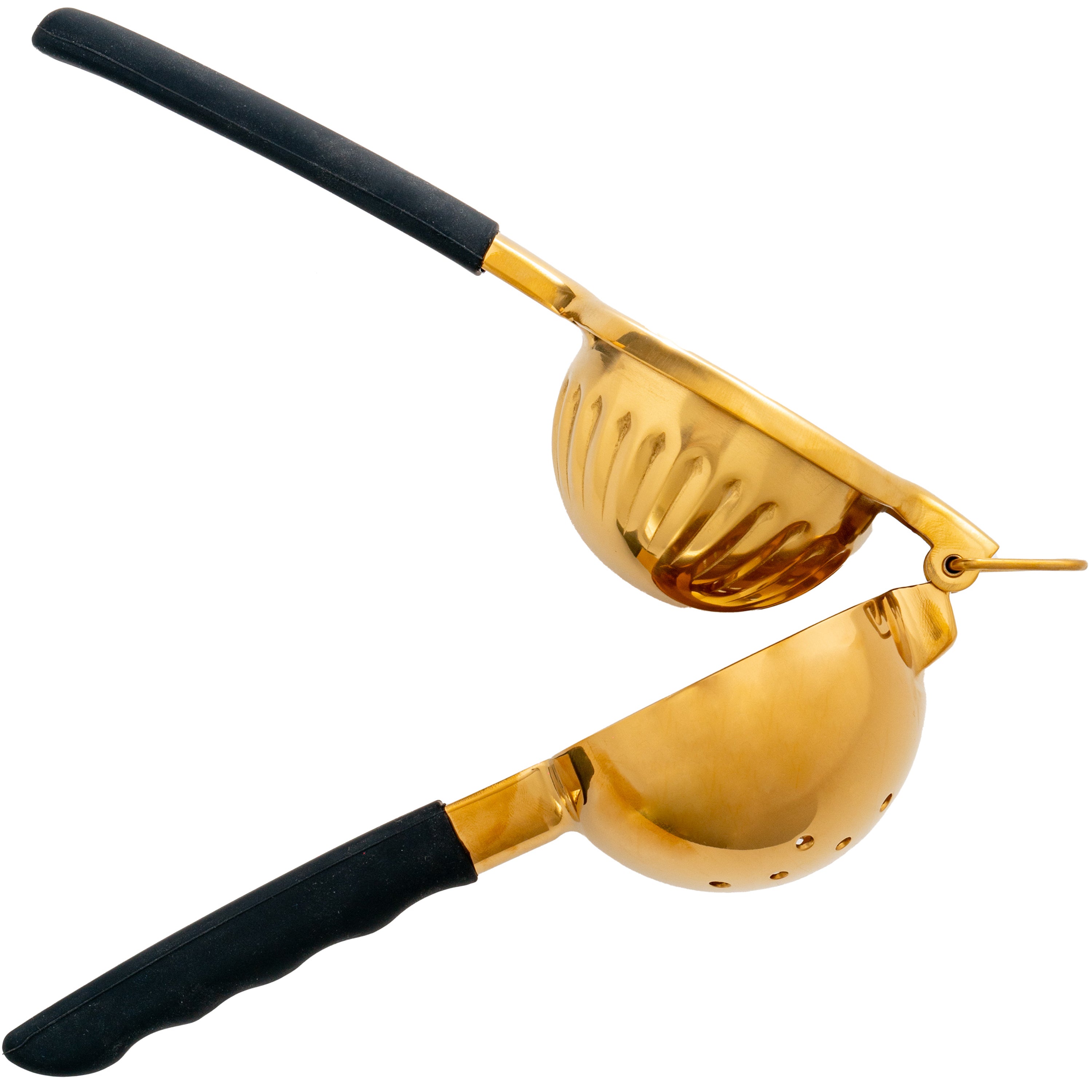Premium Stainless Steel Citrus Juicer for Lemon, Lime & Orange - Handheld Manual Juicer for Fresh Juice, Cocktails & Cooking - Easy Squeeze & Drip-Free Design