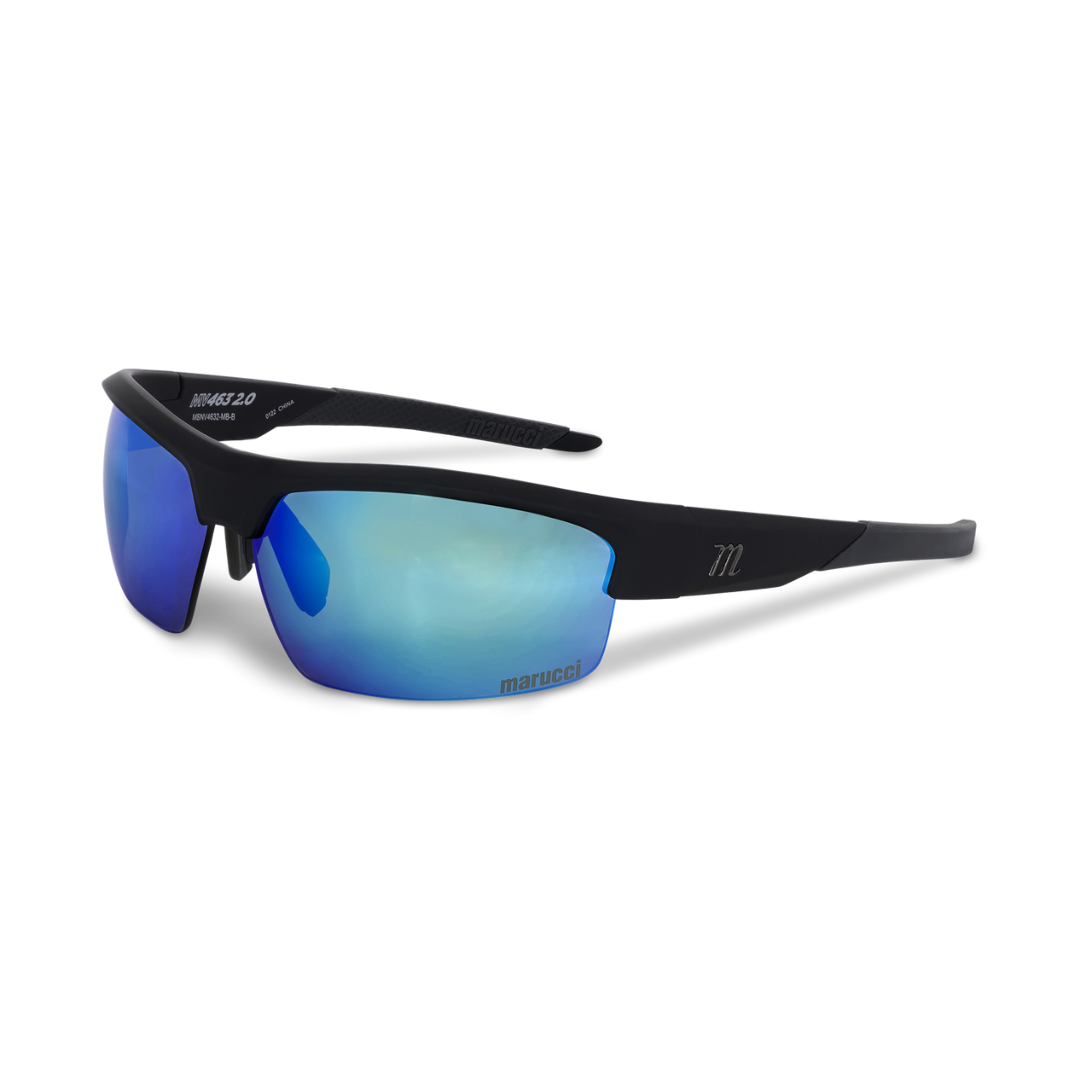 Marucci MV463 2.0 Youth Performance Sunglasses - UV Protection Sports Shades for Baseball, Running & Outdoor Activities - Lightweight Comfortable Youth Sunglasses for Kids & Teens